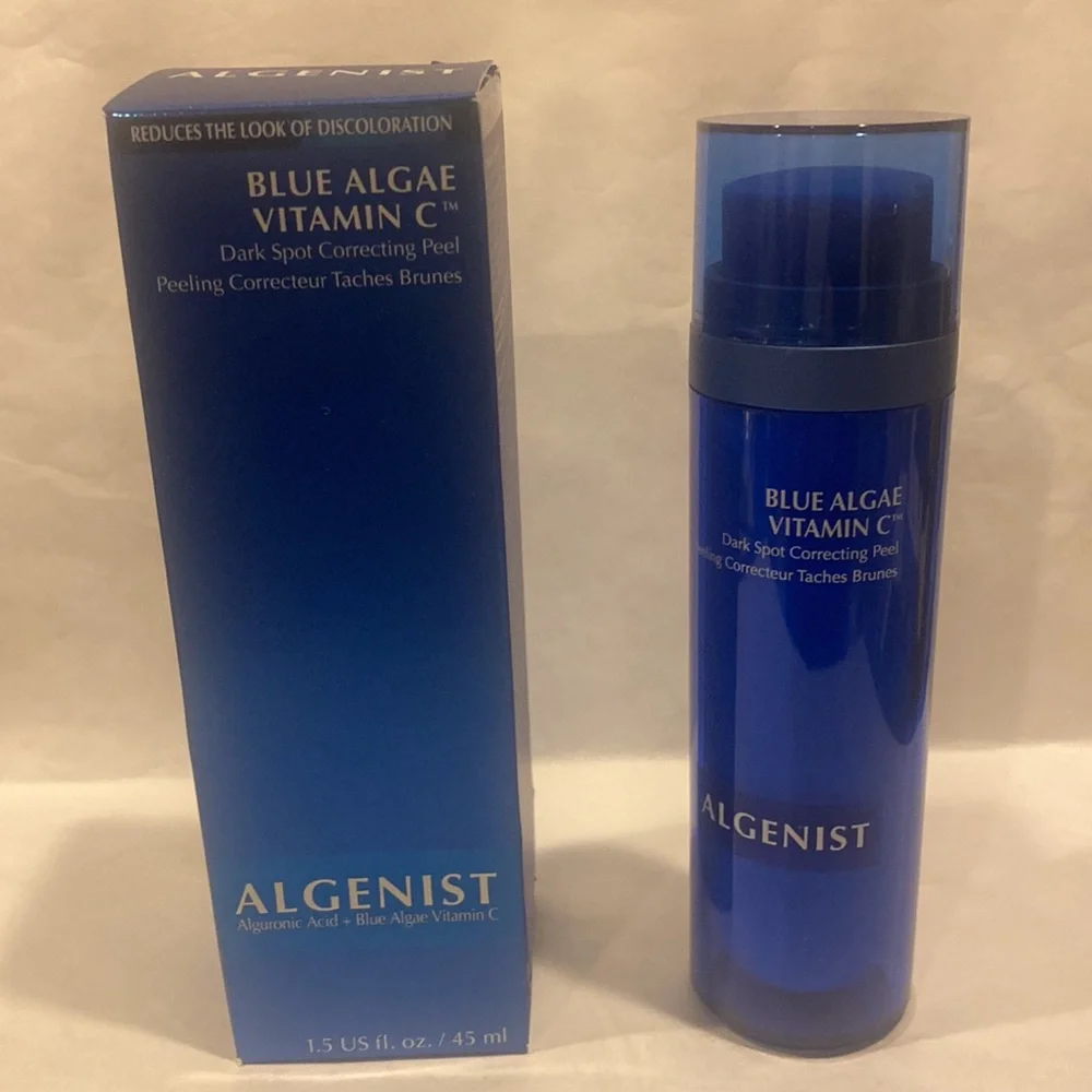 ALGENIST Blue Algae Vitamin C Dark Spot Correcting Peel 1.5oz $85 NIB